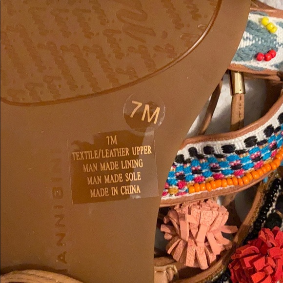 Gianni Bini colorful ankle strap sandal - Picture 5 of 7